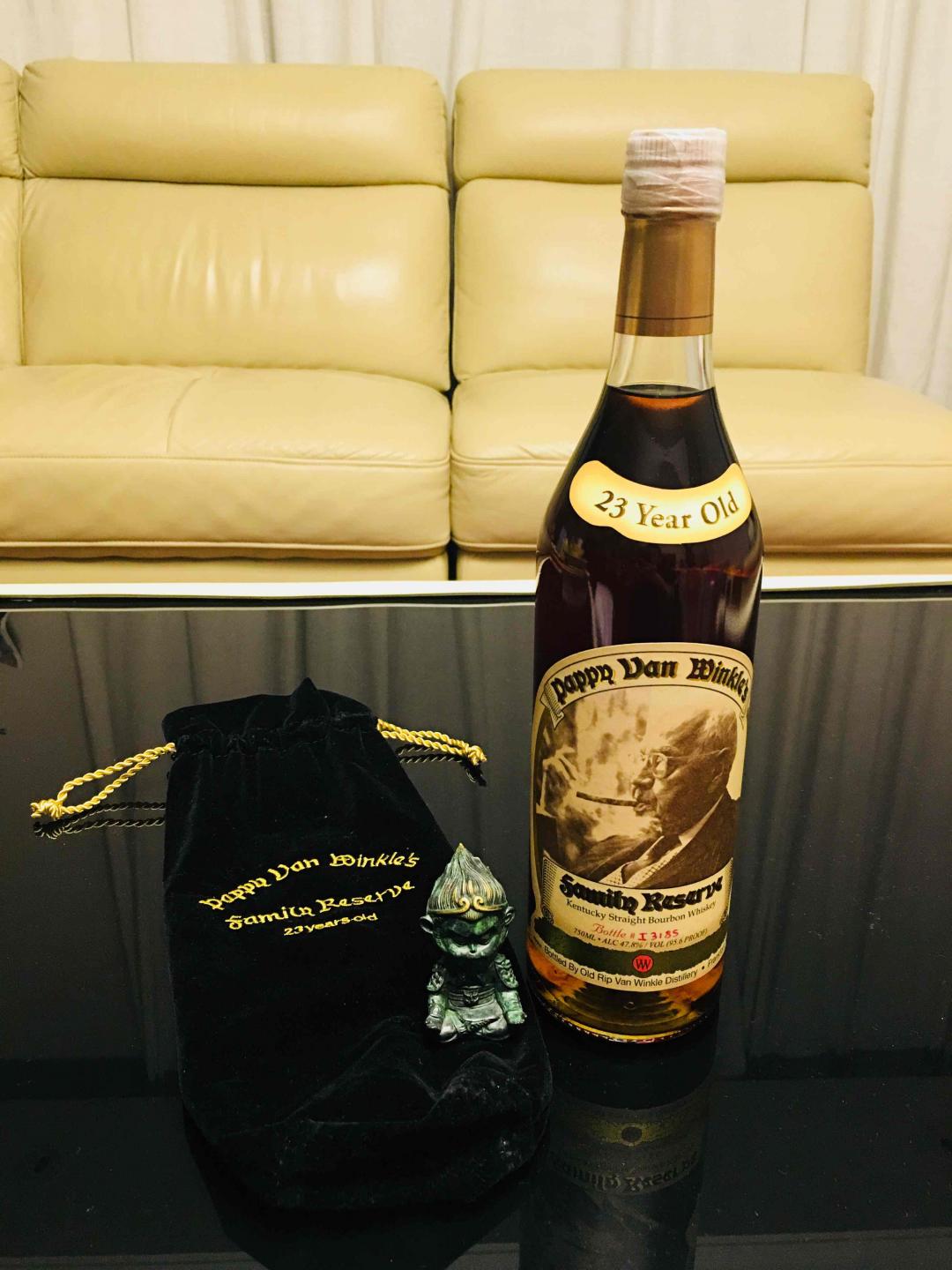 Pappy van winkle's 派比范温克23年家族珍藏波本威士忌