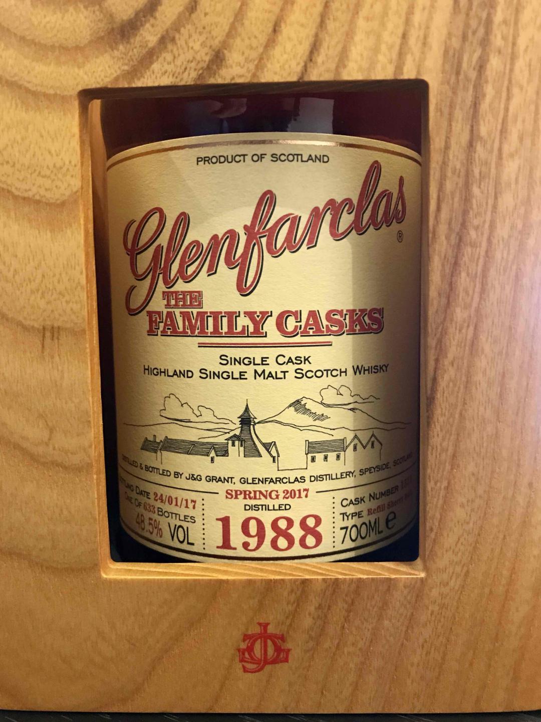 花格家族桶1988，自己的年份