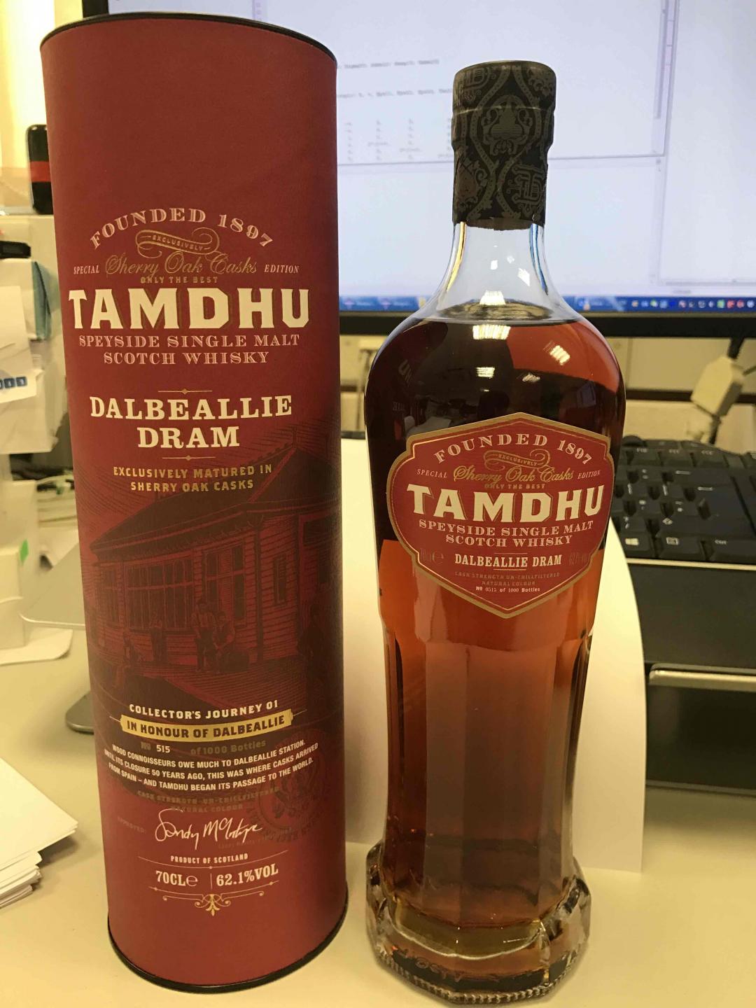 Tamdhu，Dalbeallie Dram，1 of 1000 bottles