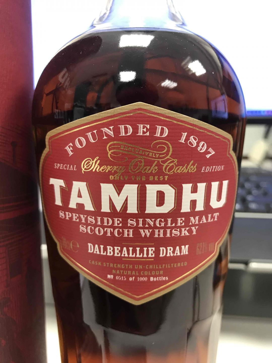 Tamdhu，Dalbeallie Dram，1 of 1000 bottles