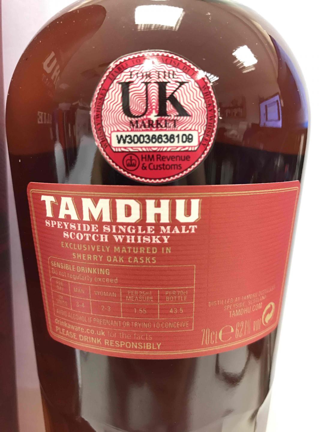 Tamdhu，Dalbeallie Dram，1 of 1000 bottles