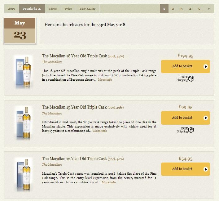 Macallan 18 year 三桶