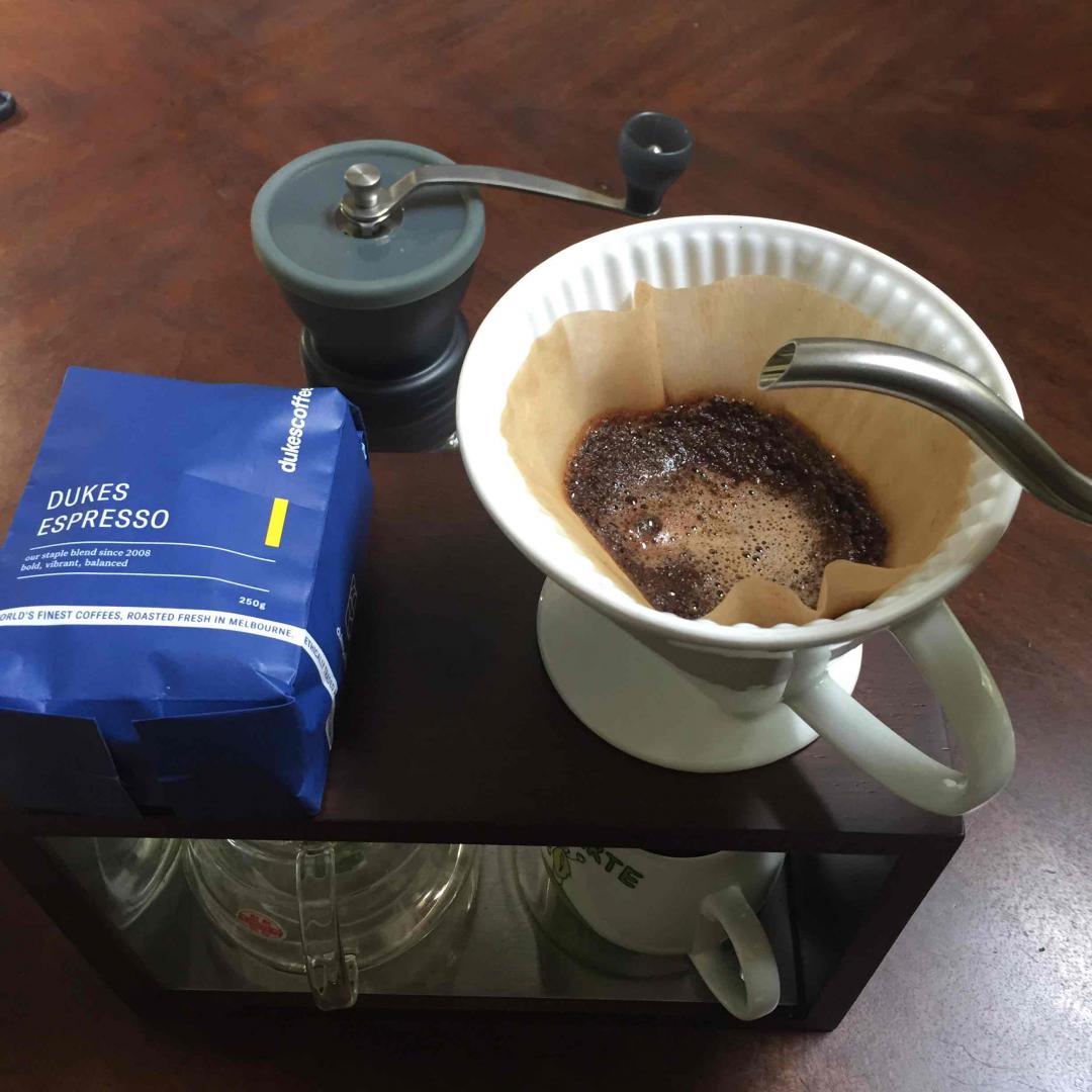 分享之前先自冲一杯，提提神