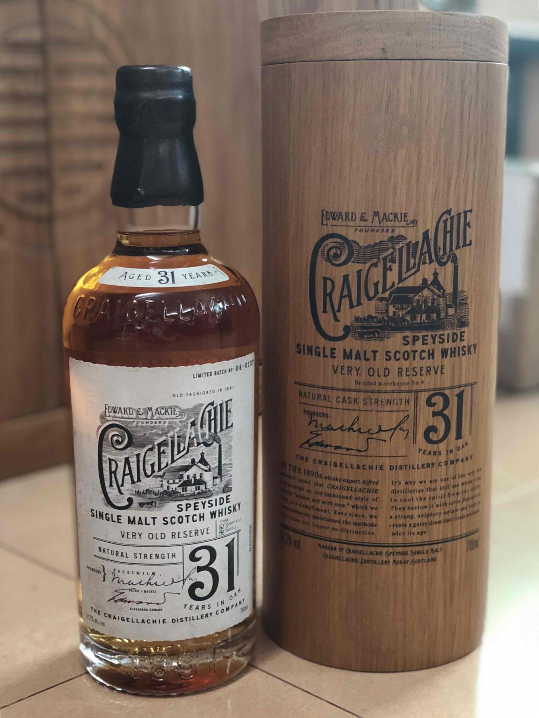 单一麦芽克莱拉奇31年