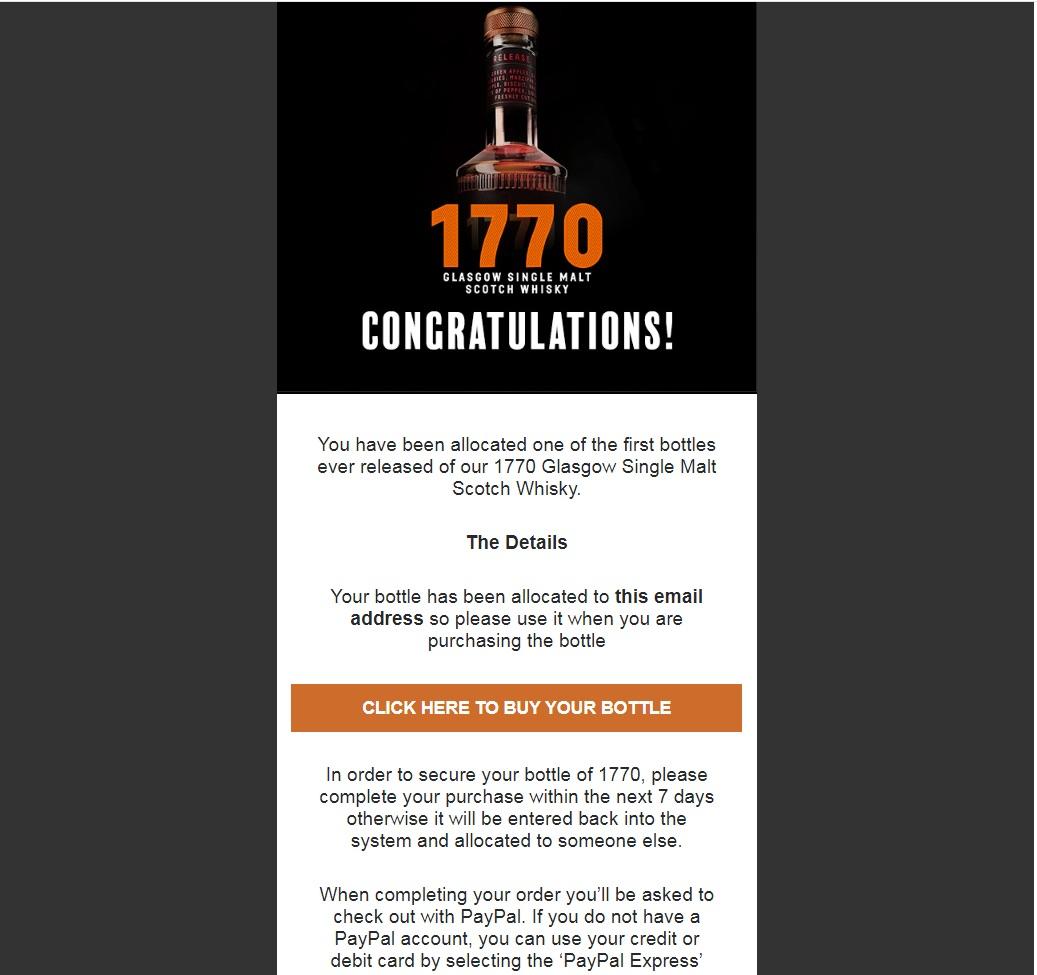 抽中了一瓶酒 有点开心