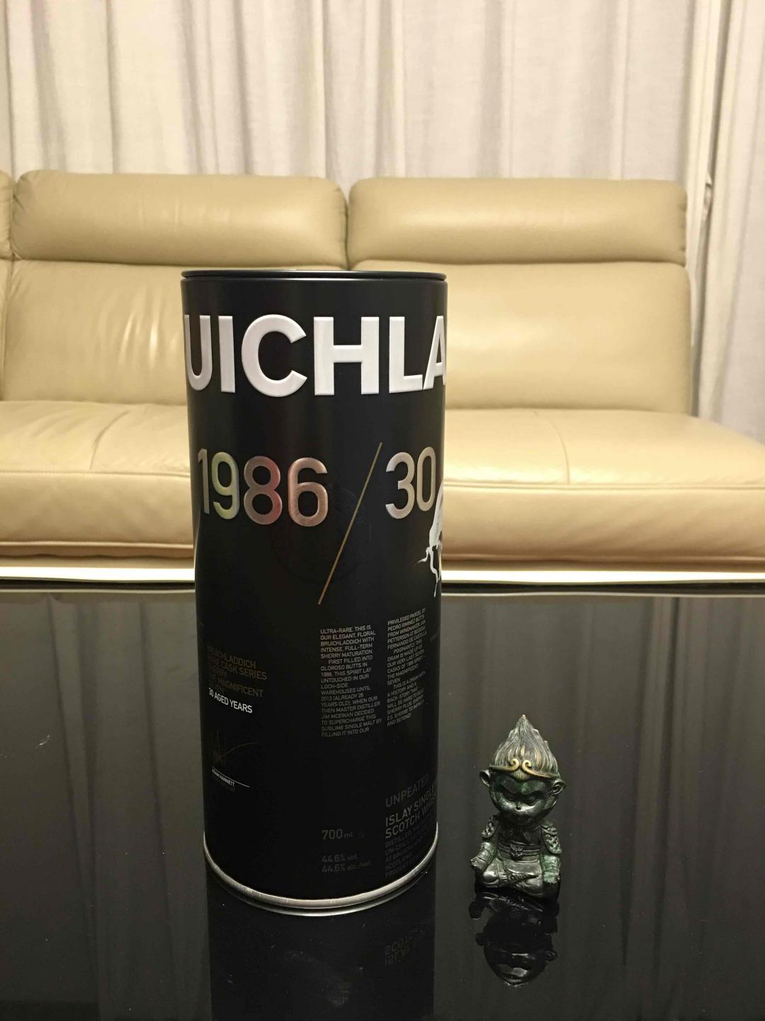 Bruichladdich布赫拉迪风云系列1986雪莉桶30年