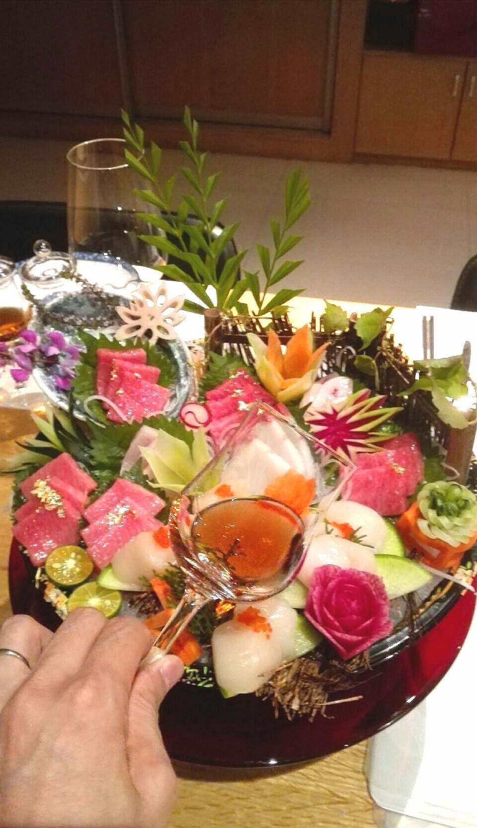 格兰菲迪18，与深海鱼刺身的碰撞，不知能否出火花呢😊