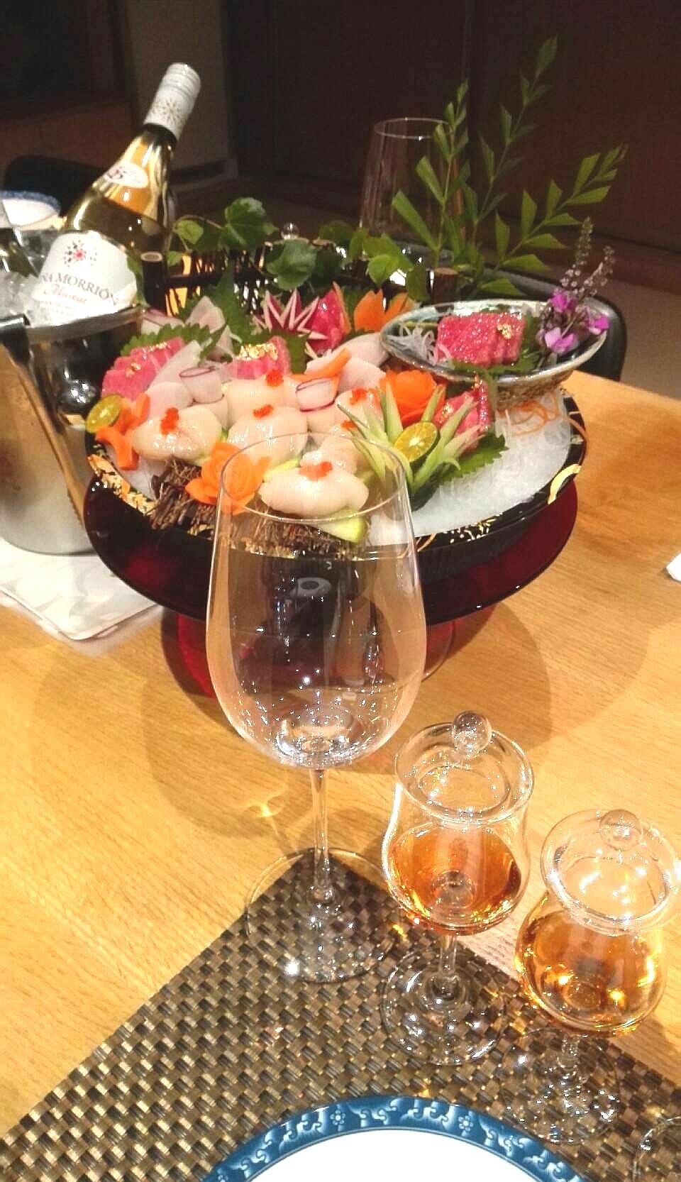 格兰菲迪18，与深海鱼刺身的碰撞，不知能否出火花呢😊