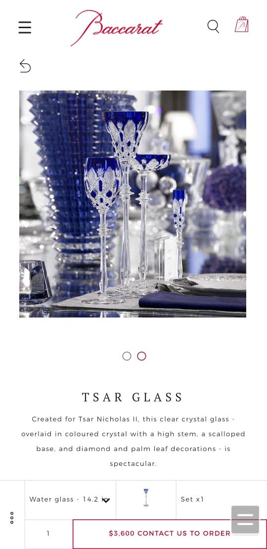 巴卡拉为沙皇尼古拉斯二世设计的酒杯，最小那支是烈酒杯，但我觉得喝威士忌最好的还是闻香杯