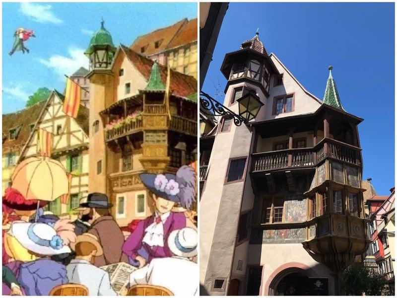 法国科尔玛一个五百年老宅里看到的，图一2980欧。