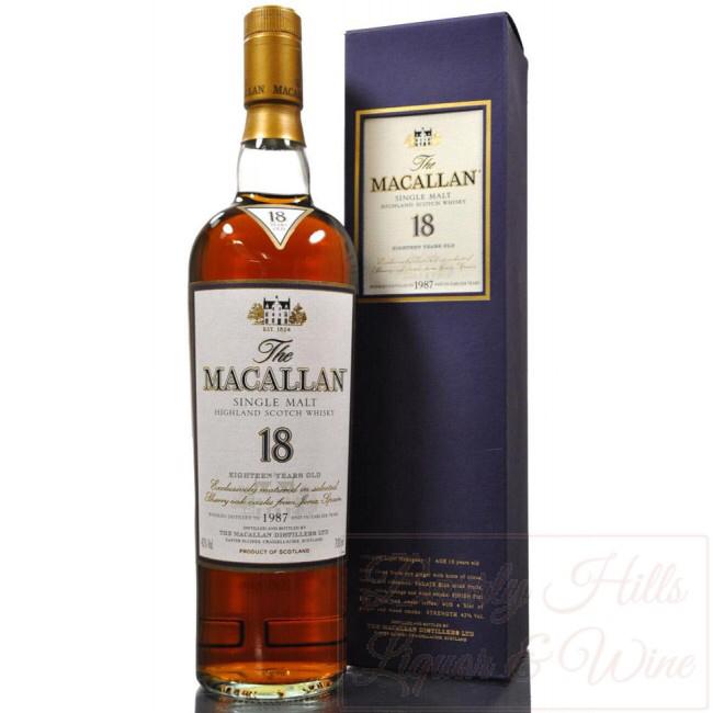 麦卡伦18年，1987年份......