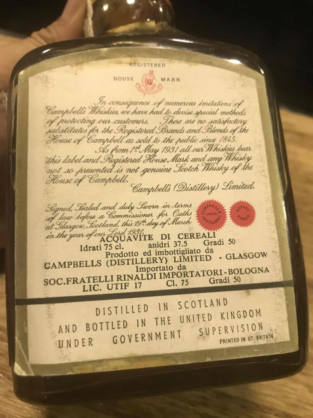 Aberlour 1964 8年 50% unblended