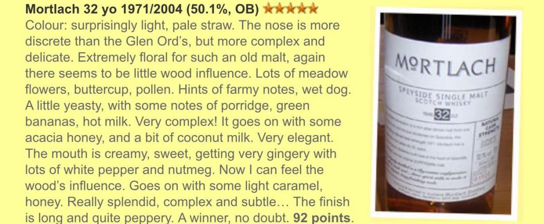 Mortlach慕赫32年