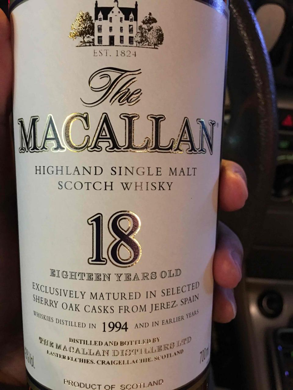 我今晚才掏了一瓶M18年1994版！🙂🤝🤝