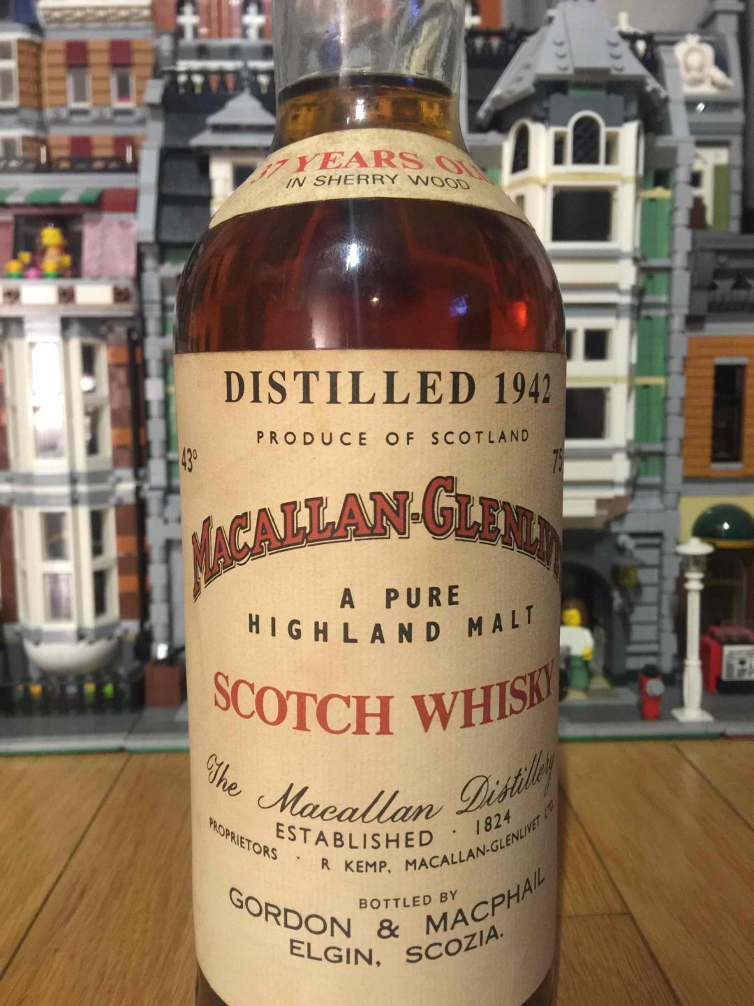 Macallan-Glenlivet 37 Years Old 1942