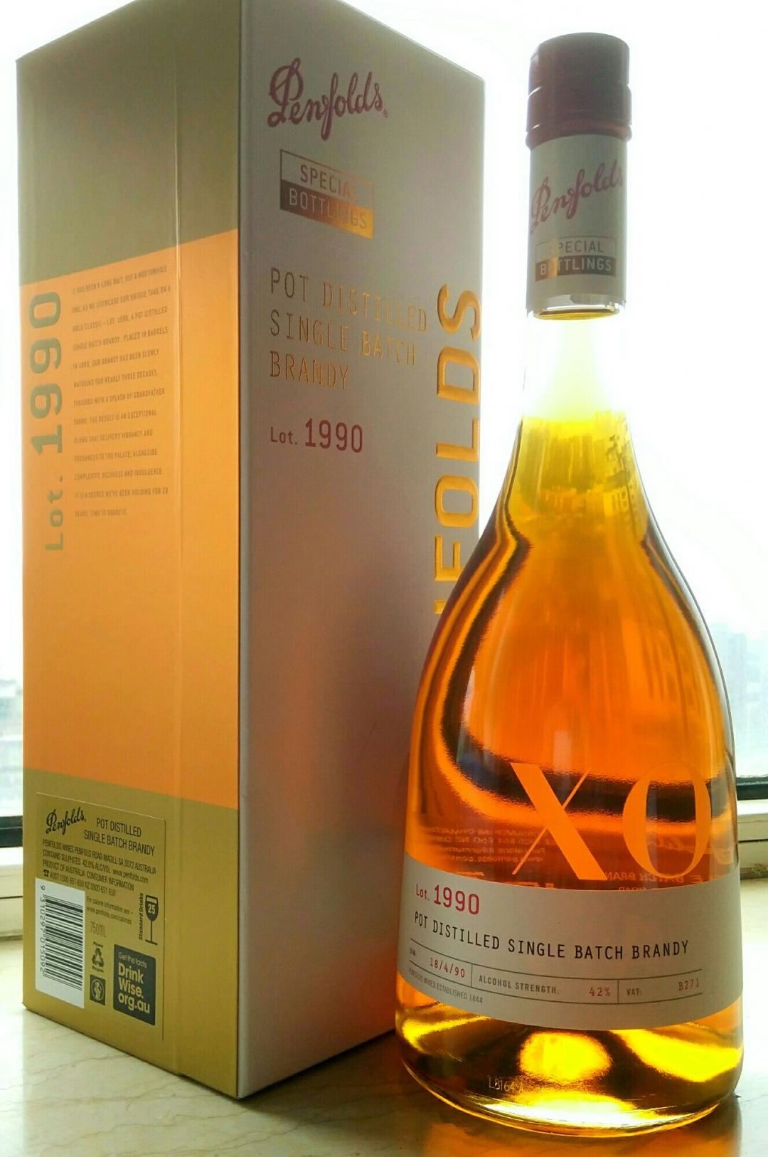 奔富最新的1990-28年的白兰地