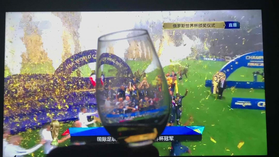 补几张昨晚的照片，恭喜法国队🇫🇷