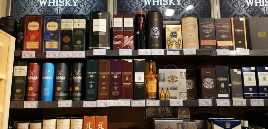 莫斯科机场的免税店