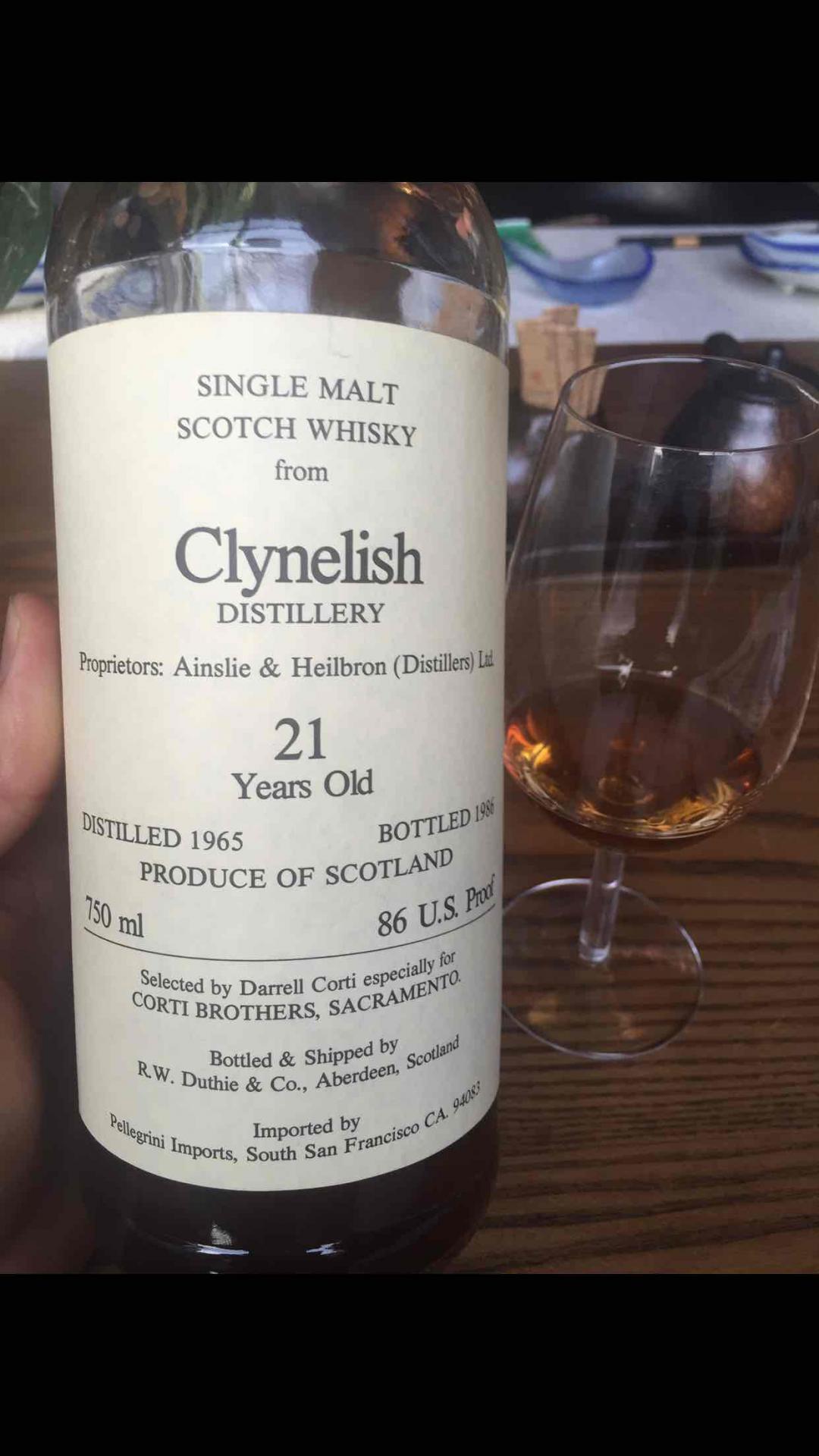 Clynelish 1965 Corti