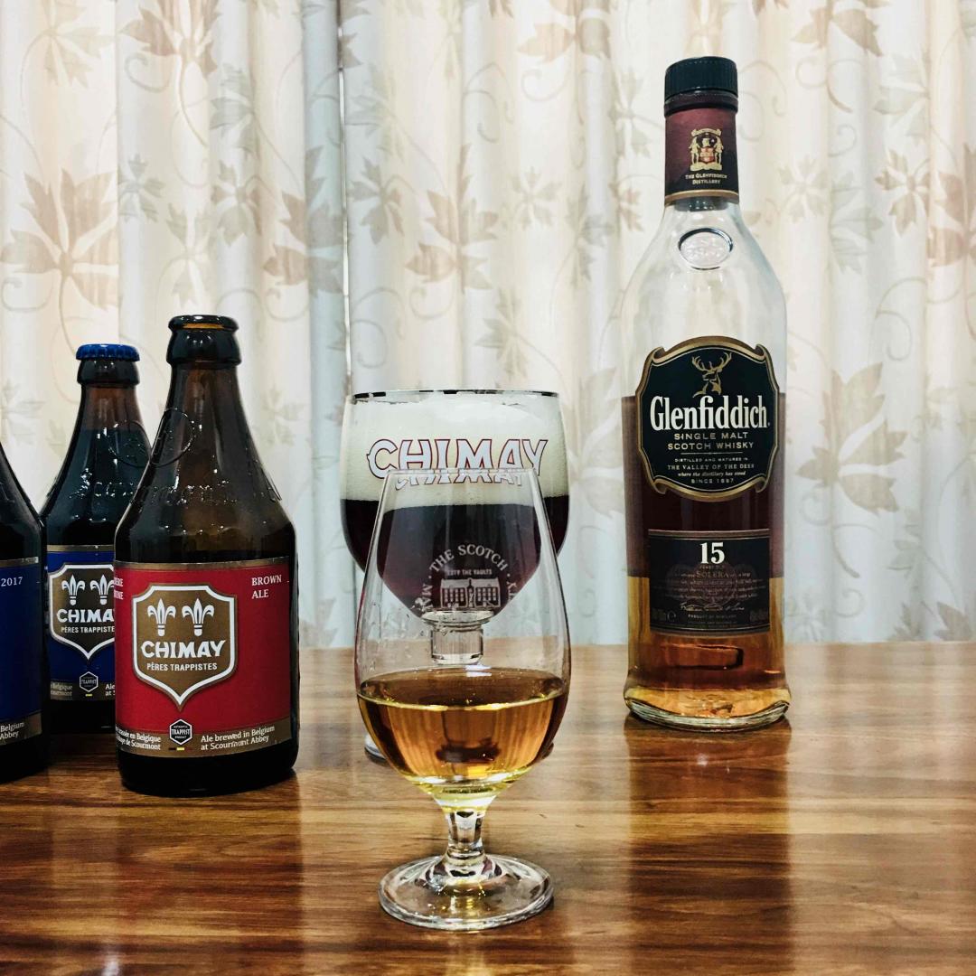 好久没喝啤酒了