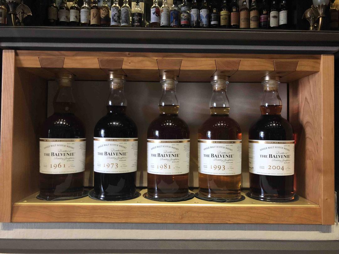 The Balvenie DCS 第三章节，里面有整个系列最老的1961，55年