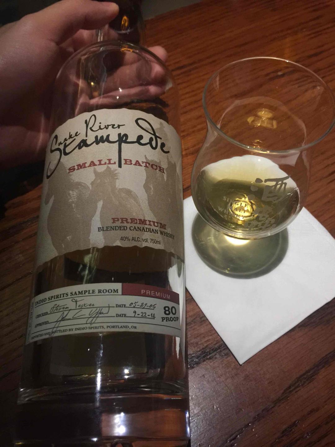 加拿大蛇河威士忌品鉴记录