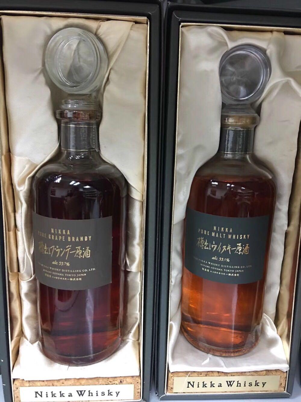 NIKKA日威和日本干邑白蘭地原酒一套，有誰知道價格嗎？