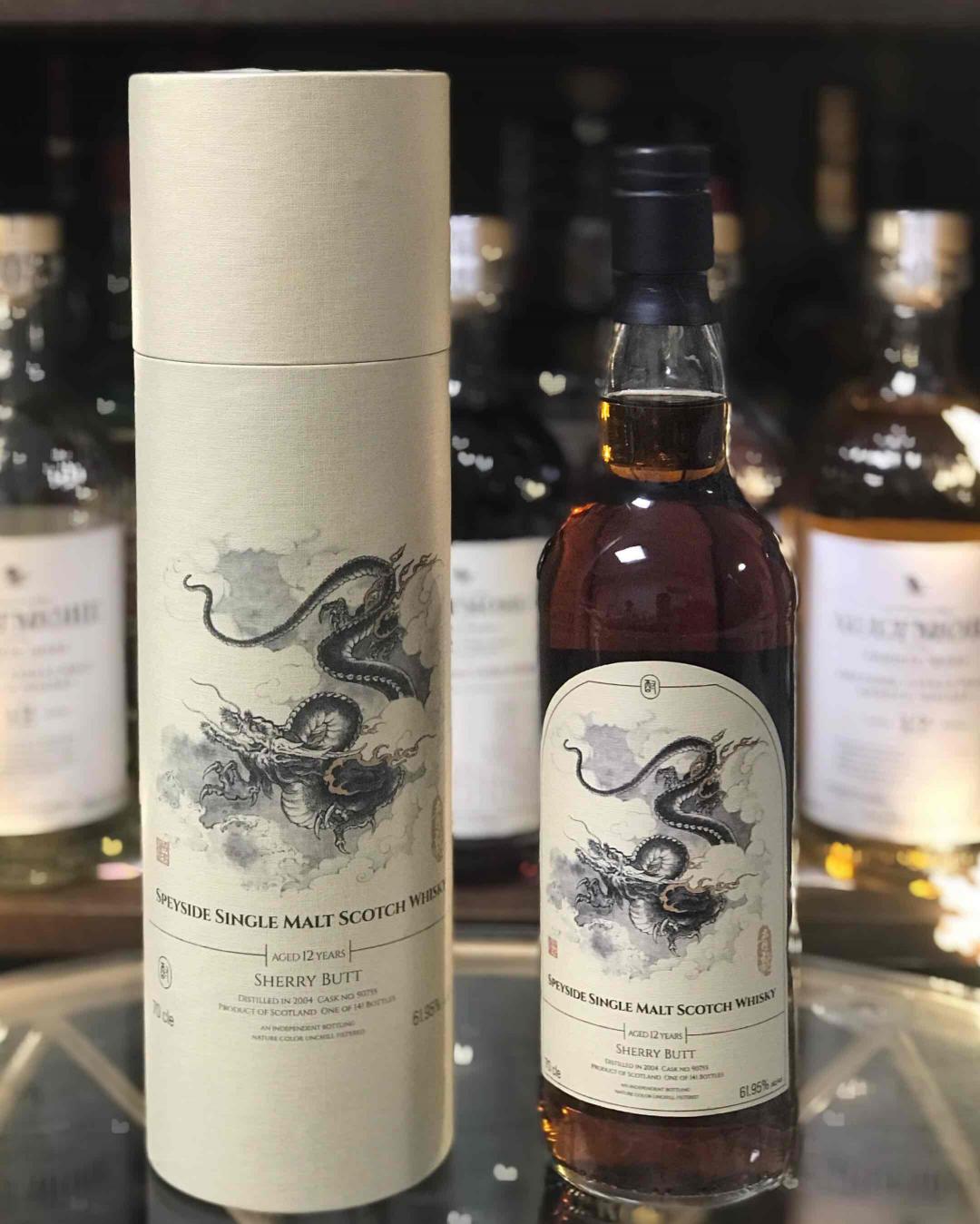 青龙，格兰纳里奇12年（PX）雪莉单桶