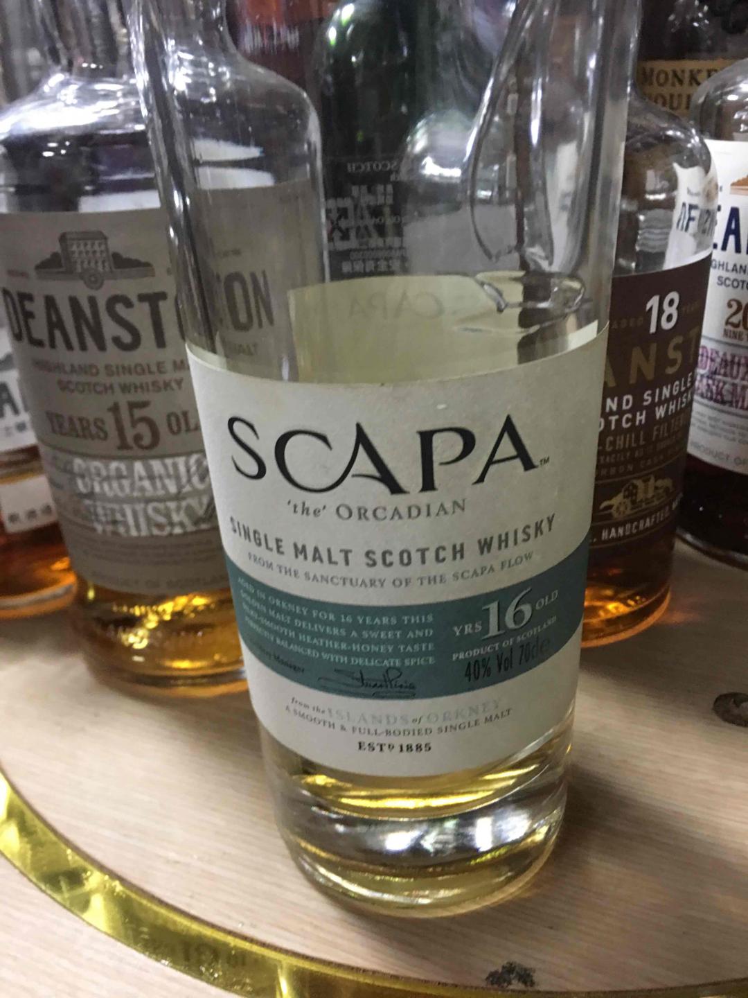 汀士頓 15年 SCAPA16年這兩隻尾韻👍