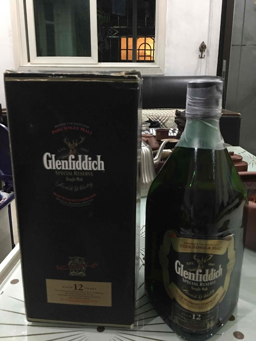 格兰菲迪12年1.75L(06年版)行货，市面上越来越少了！🙂🥃🥃