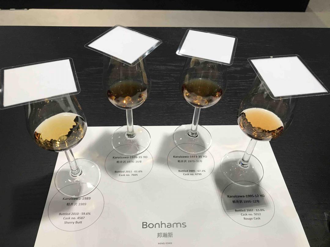 來香港 Bonhams 參加輕井澤蒸餾所前釀造師「內堀修省」簽名會。