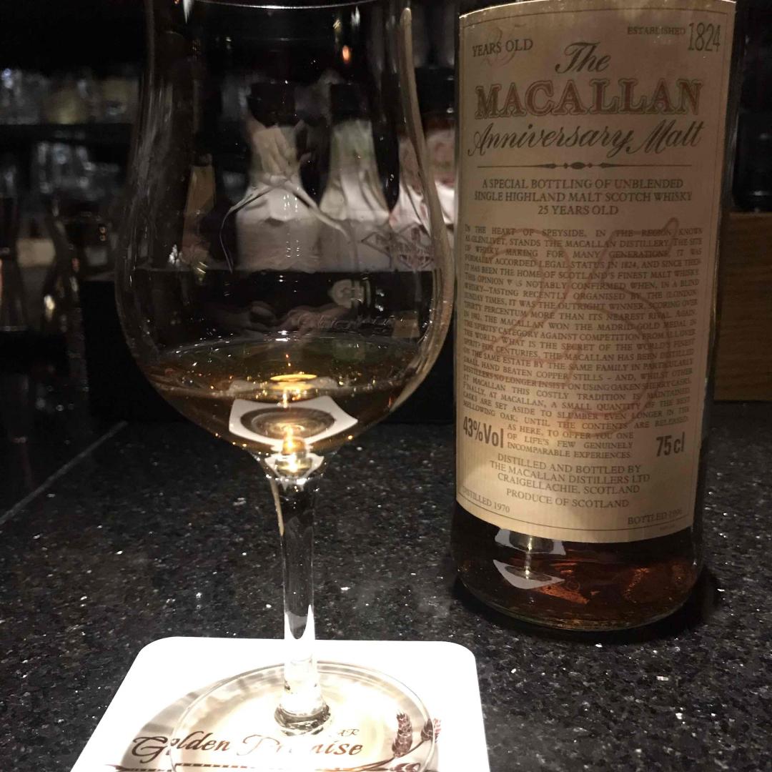 Macallan 25 anniversary malt 1970品饮笔记