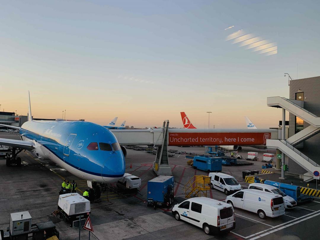 荷兰皇家航空提供的威士忌挺好喝