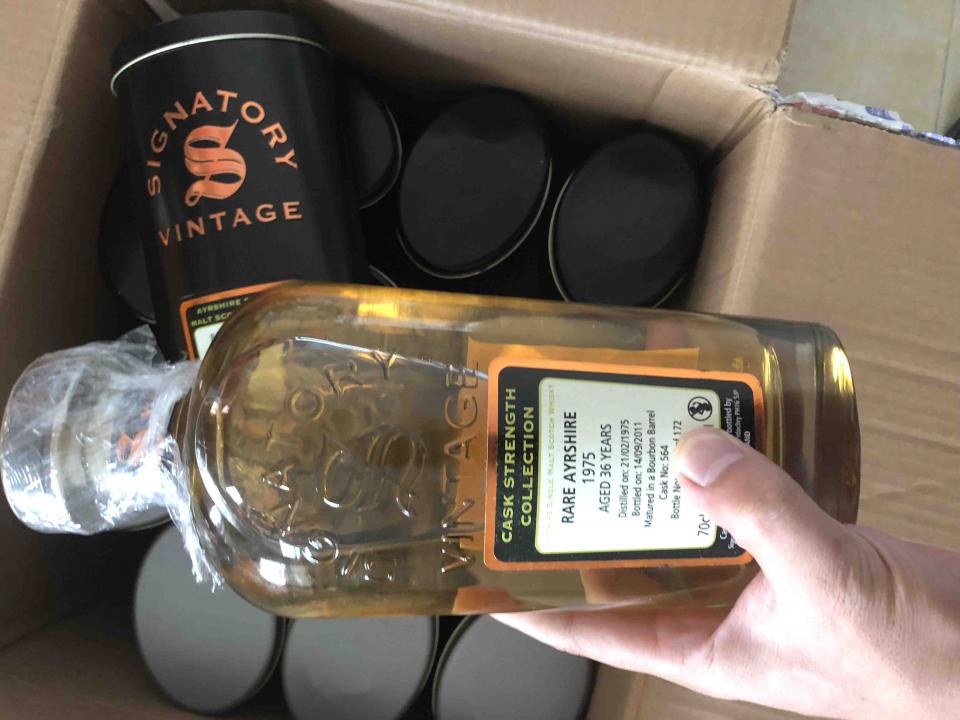 RARE AYRSHIRE(Ladyburn)36年1975-2011,45％，70cl,限量172瓶INVERLEVEN 31年1977-2009，49.9％，70cL,限量168瓶