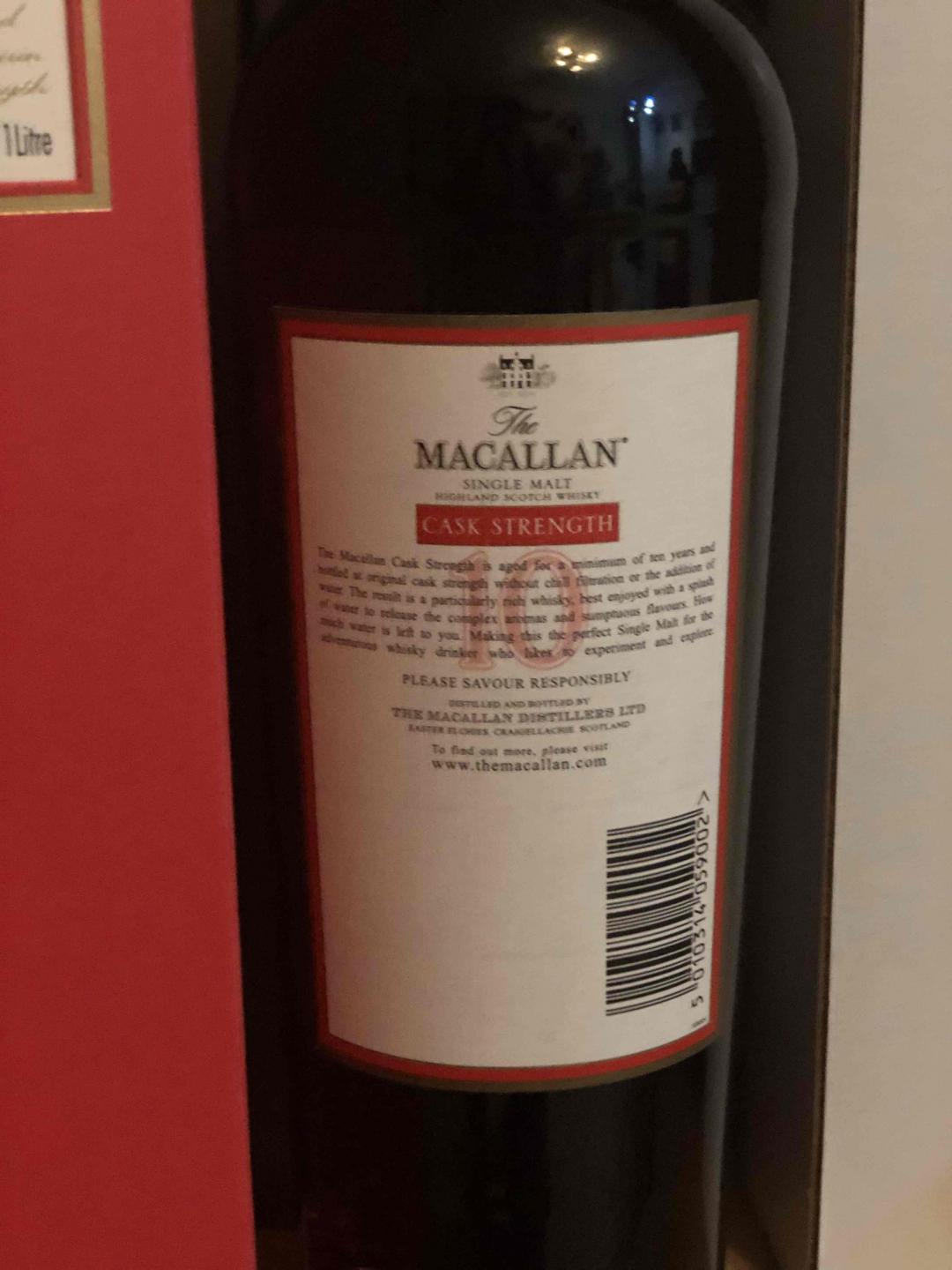 麦卡伦 草写标 这瓶品相好棒