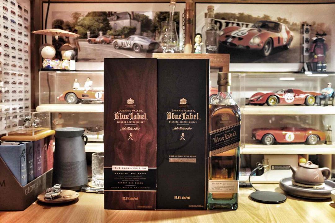 约翰遛弯Blue Label捅墙