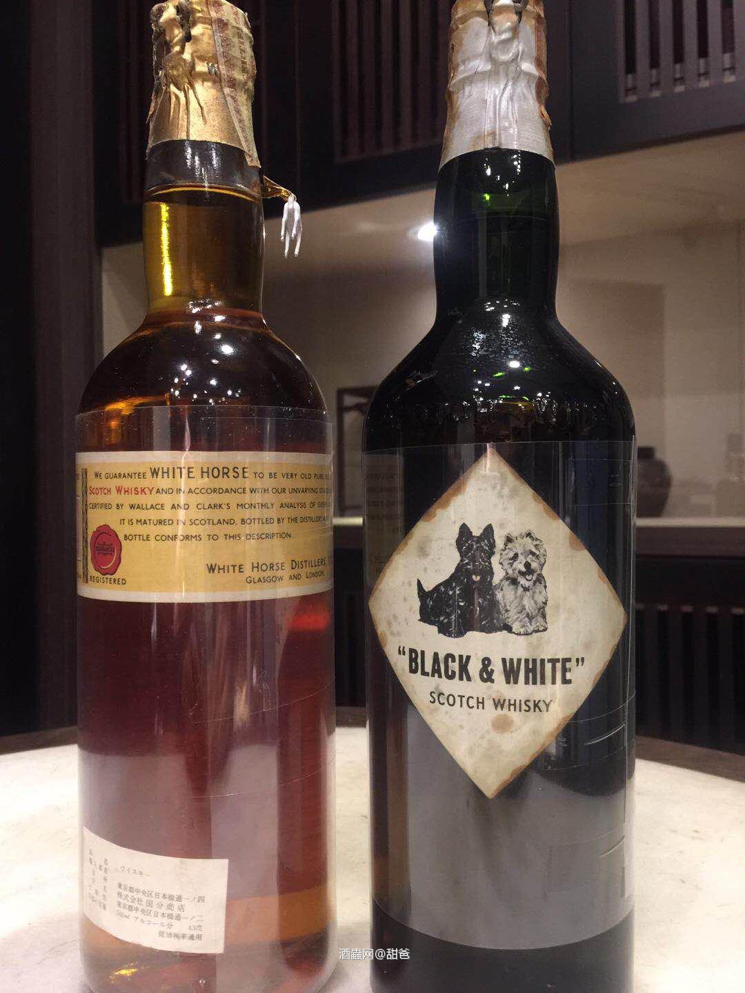 1960年彈弓頭白馬，1960年彈弓頭黑白狗🐶，水位，酒標，品相如此完美，得之惜之！！！