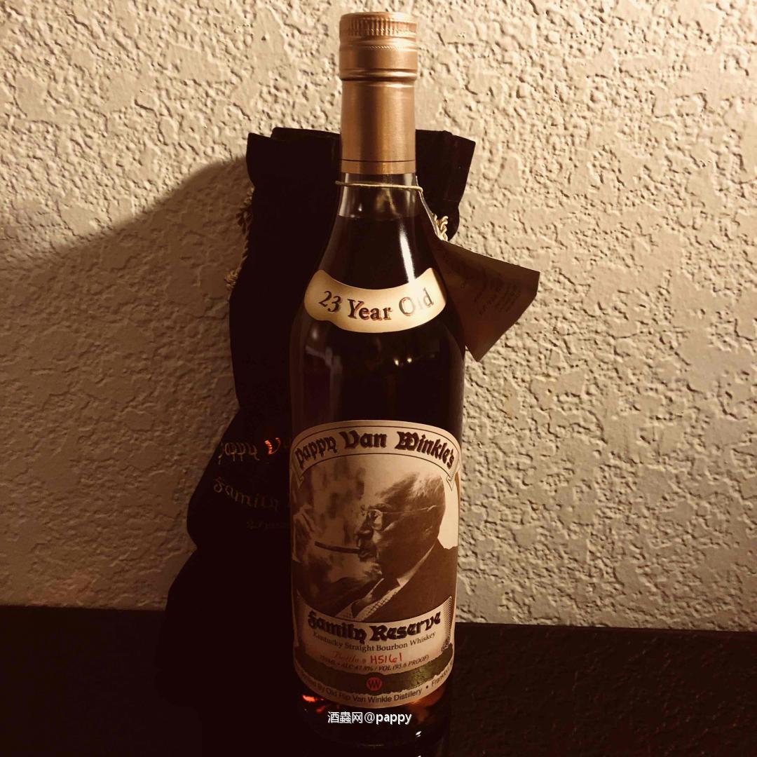 画出一瓶好酒 【 Pappy Van Winkle 23 year 】