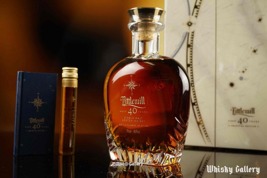 小磨坊40年 酒廠已關閉後燒場～ 也是具備稀有，停產，價格水漲船高各種條件的威士忌～