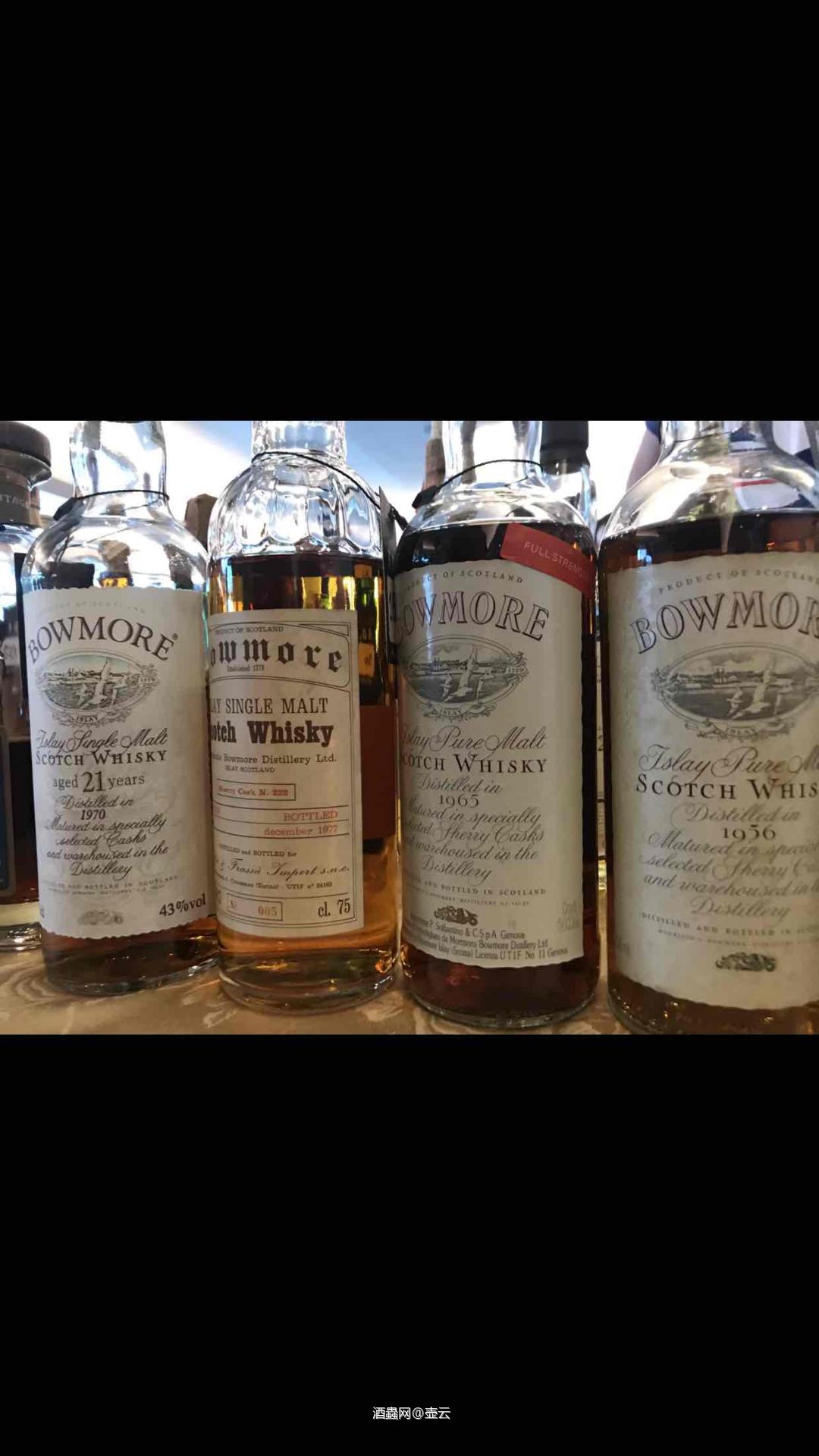 Bowmore 5,6,70年代表，Caol ila 60年代巅峰代表，摸顶了