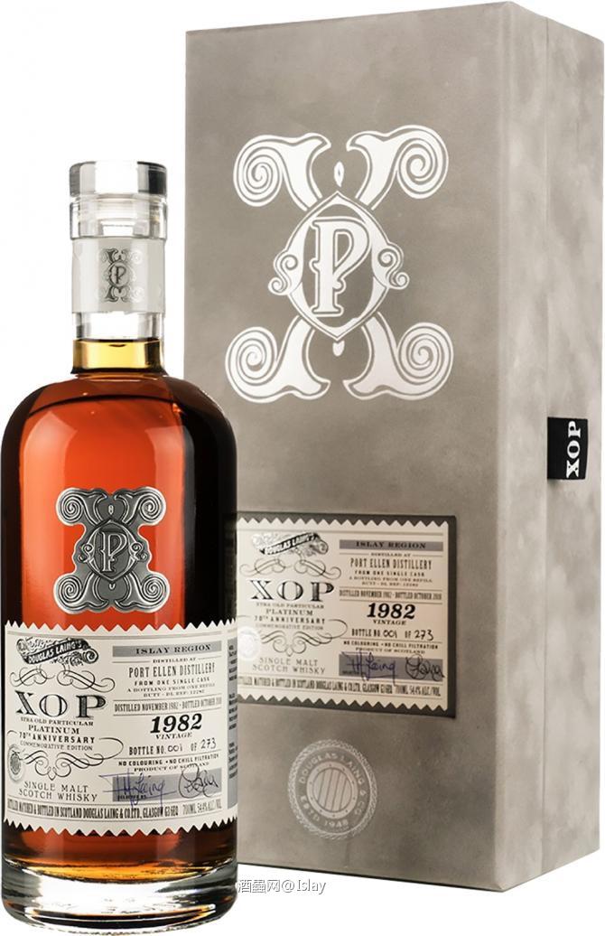 道格拉斯.梁(Douglas Laing)70周年白金版—Port Ellen 1982/35年