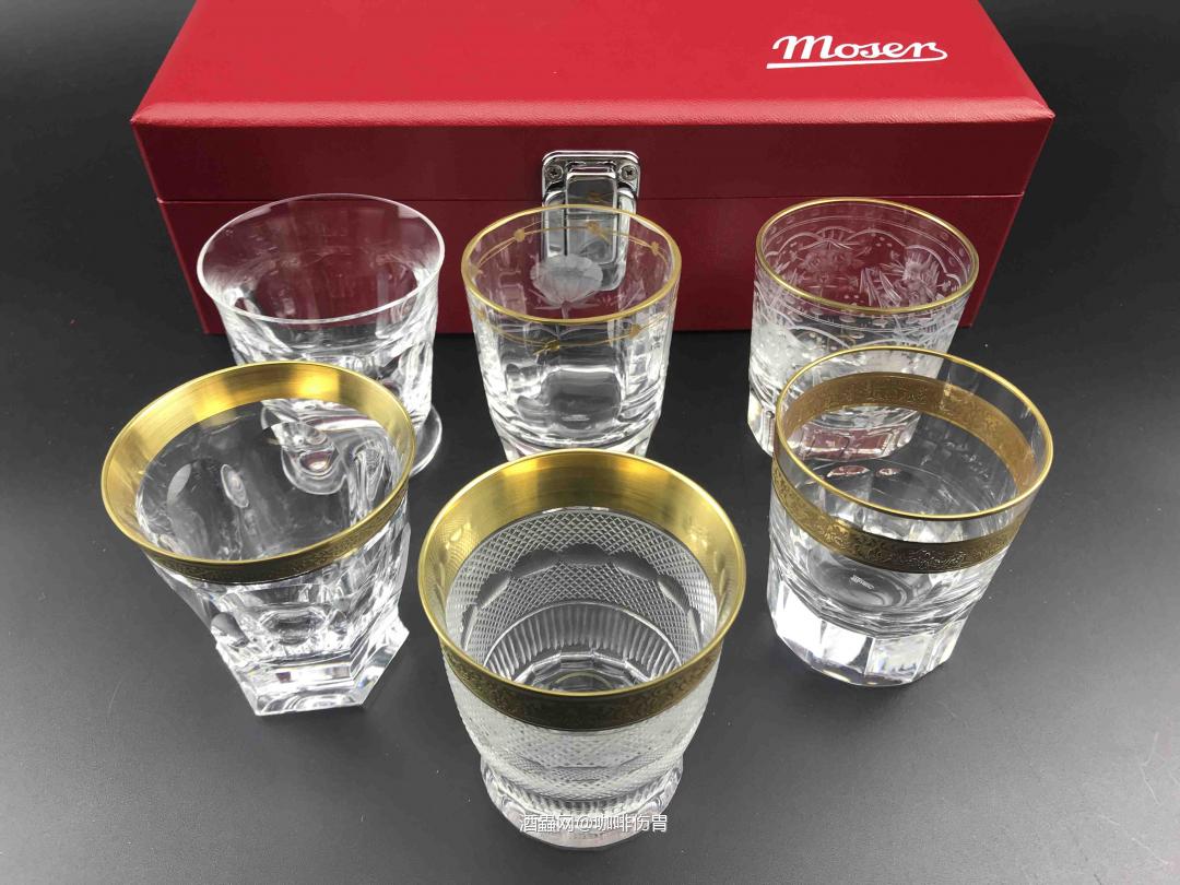 Moser彩金水晶杯
