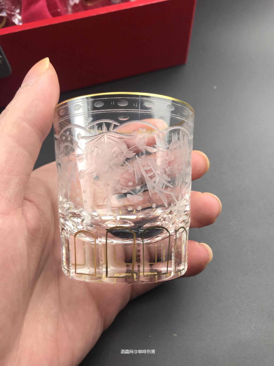 Moser彩金水晶杯