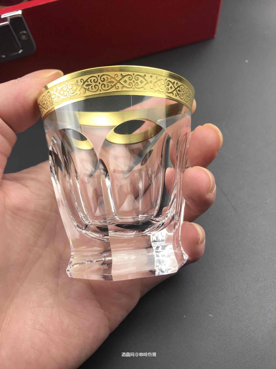 Moser彩金水晶杯