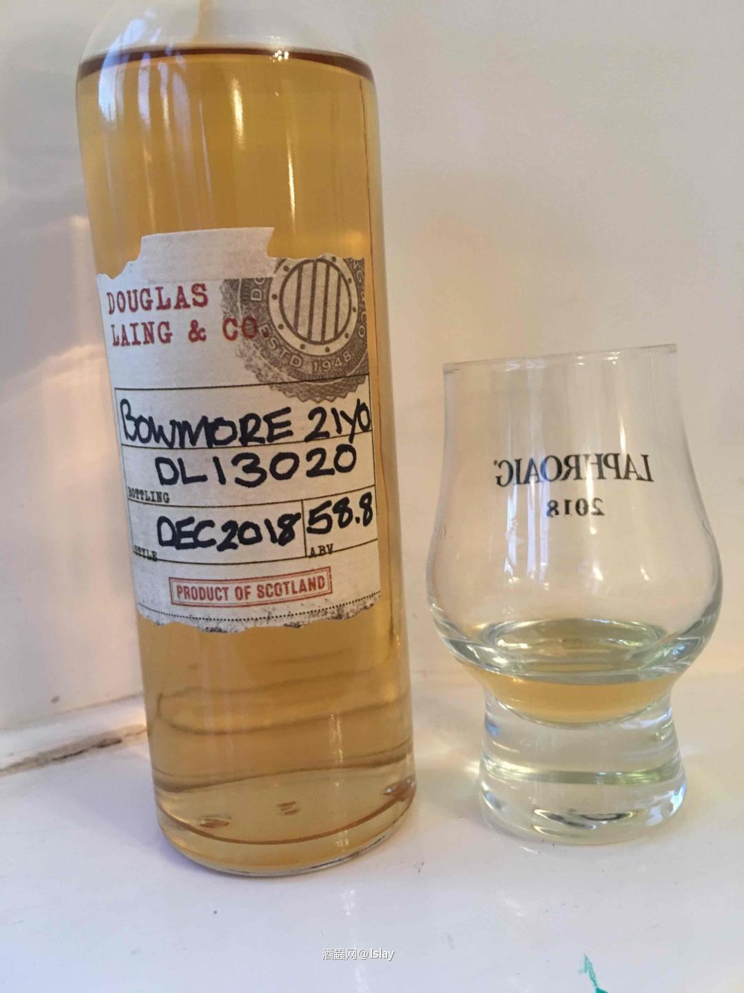 Bowmore 21年波本單桶，58.8%，桶號13020