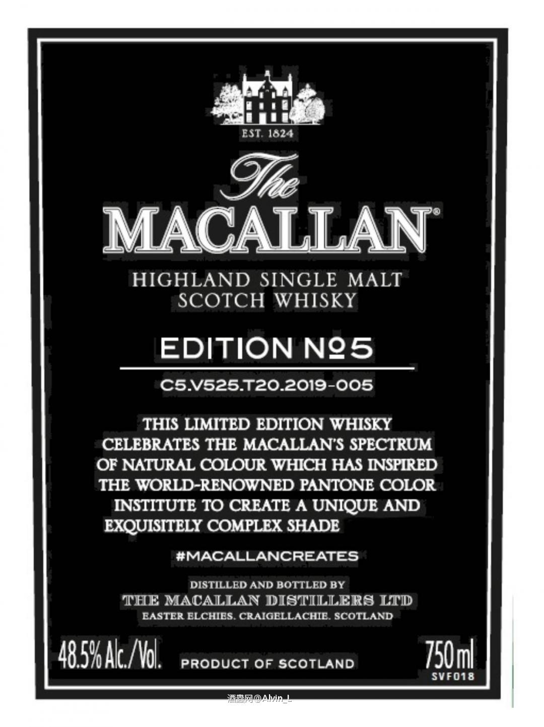你的最爱.....麦卡伦.....Macallan Edition No.5