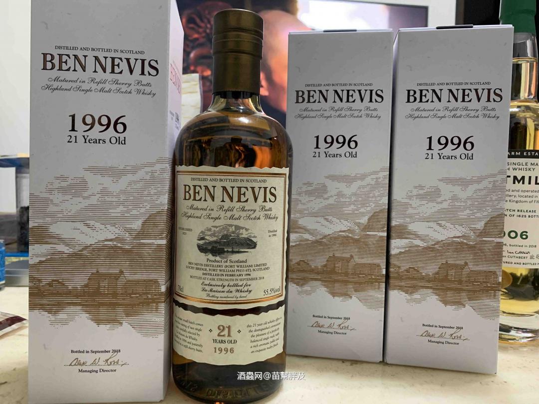 LMDW最新包桶，BEN NEVIS 1996 21年