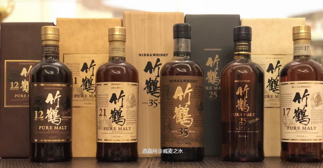 竹鹤12,17,21,25,35年调和威士忌