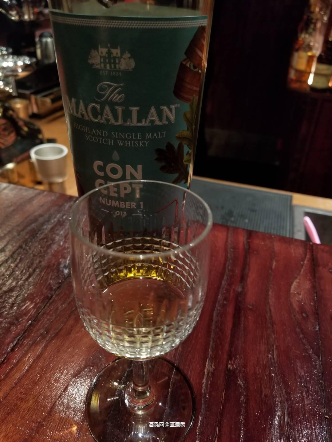 Mancallan ConCept NO'1 很好喝，不知道什么价格