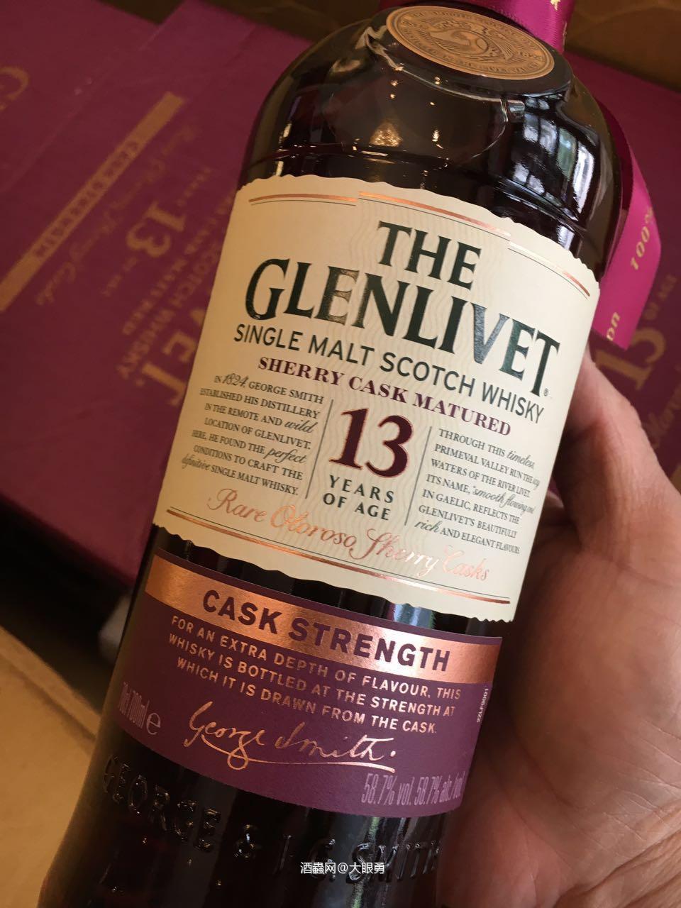 格兰威特13年桶强58.7度